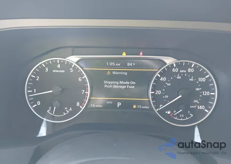 2025 Nissan Pathfinder S 4Wd z USA, uszkodzony, nr VIN 5N1DR3AC8SC308077